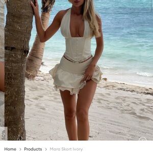 Ivory Halter Tank Top